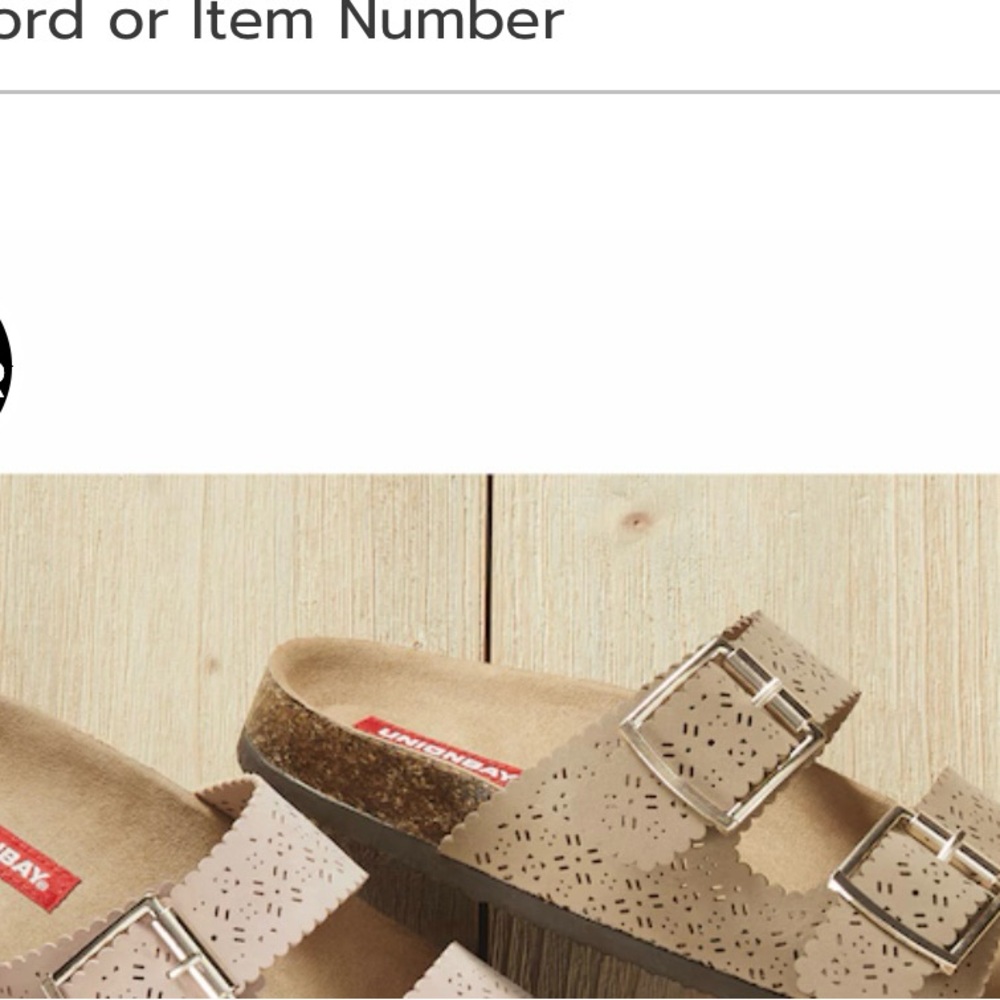 UNIONBAY Footbed Sandals New
